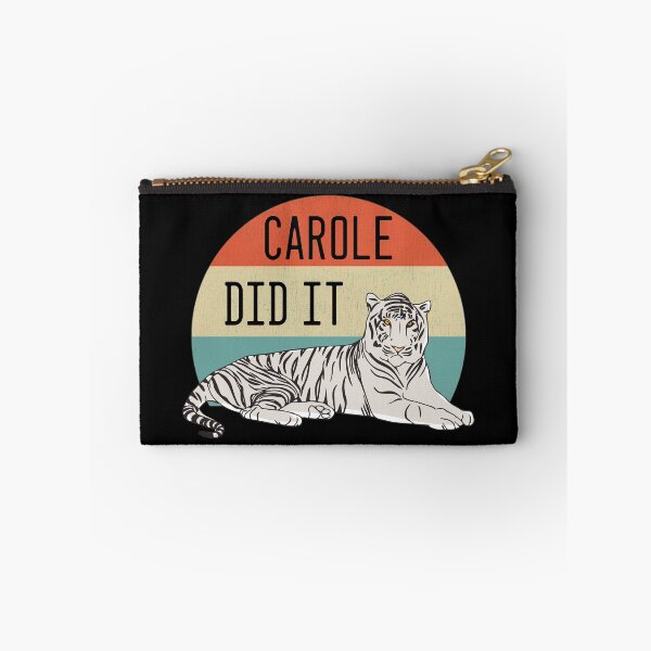 Item preview, Vintage Tiger King "Carole Did It" Retro Sunset Tiger Graphic designed and sold by DSweethearts.