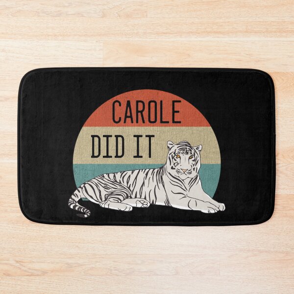 Item preview, Vintage Tiger King "Carole Did It" Retro Sunset Tiger Graphic designed and sold by DSweethearts.