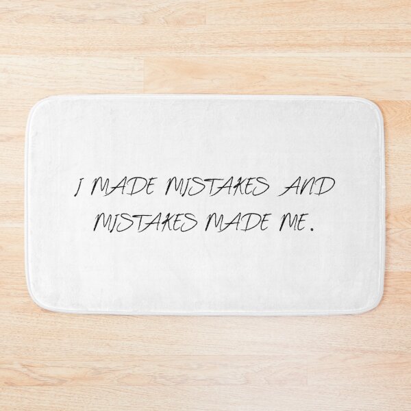 Item preview, i made mistakes and mistakes made me designed and sold by motivation4you.