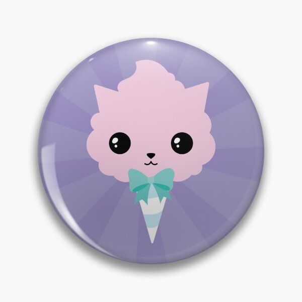 Item preview, cotton candy cat designed and sold by Laura Nagel.