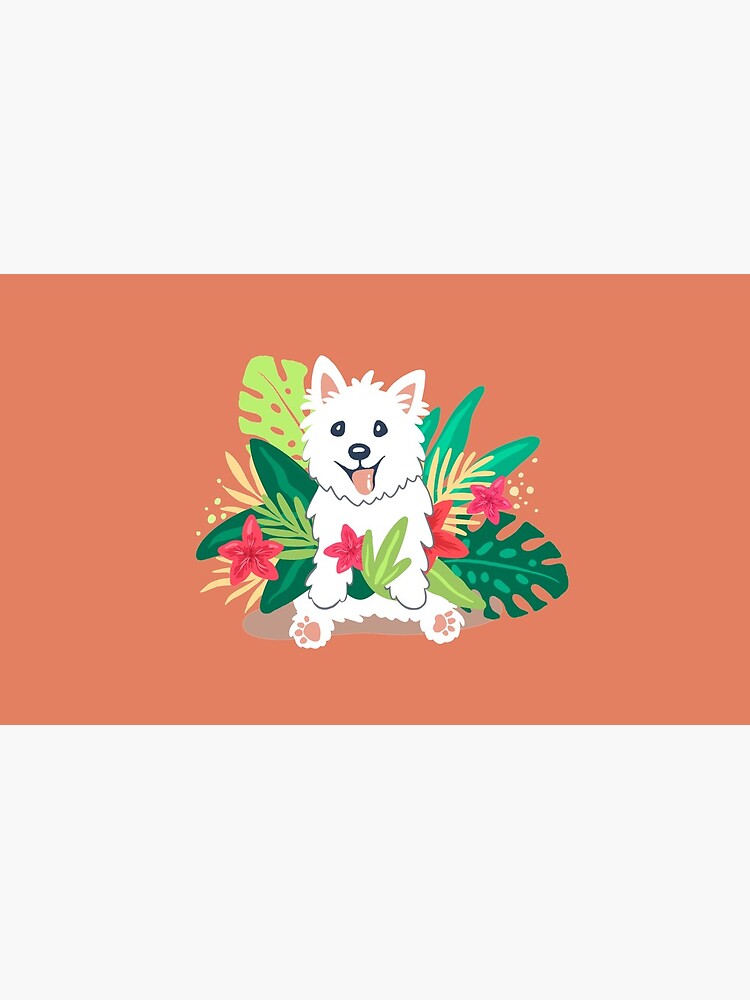 Thumbnail 6 of 6, Coffee Mug, Westie dog Happy Spring designed and sold by mirunasfia.