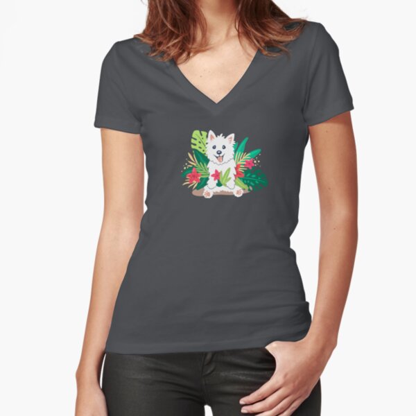 Fitted V-Neck T-Shirt