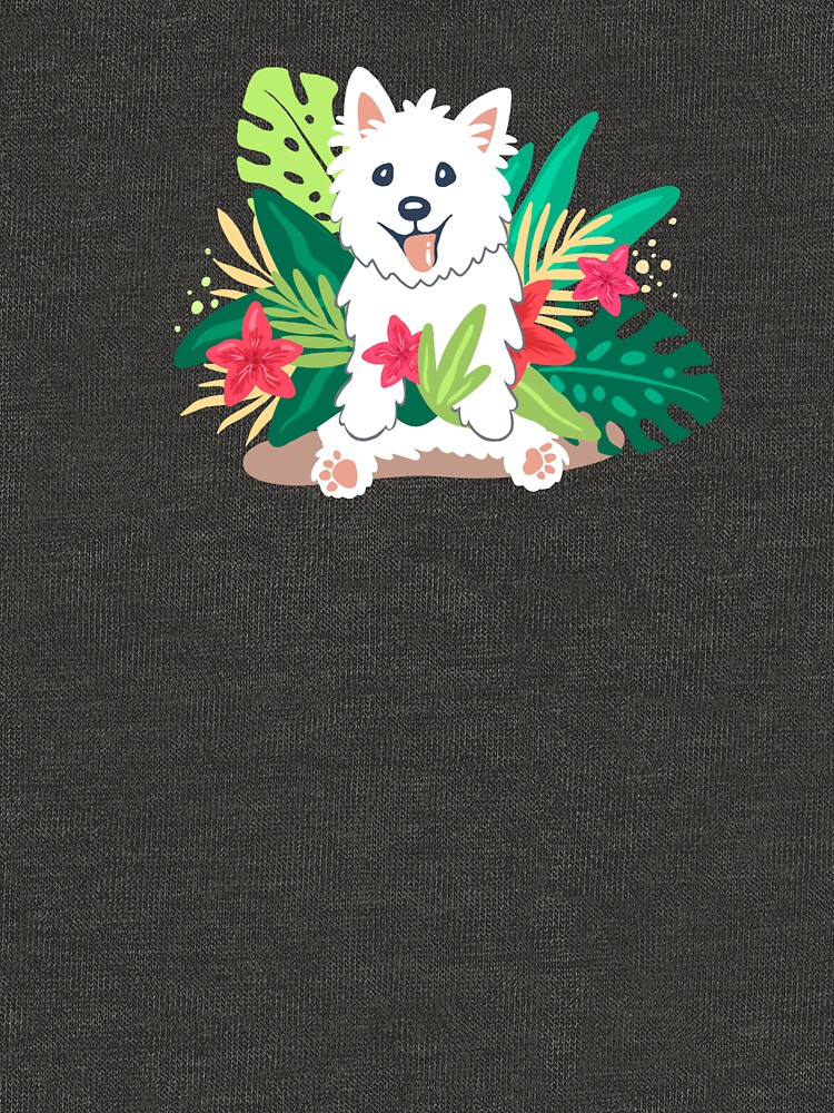 Thumbnail 5 of 5, Pullover Hoodie, Westie dog Happy Spring designed and sold by mirunasfia.