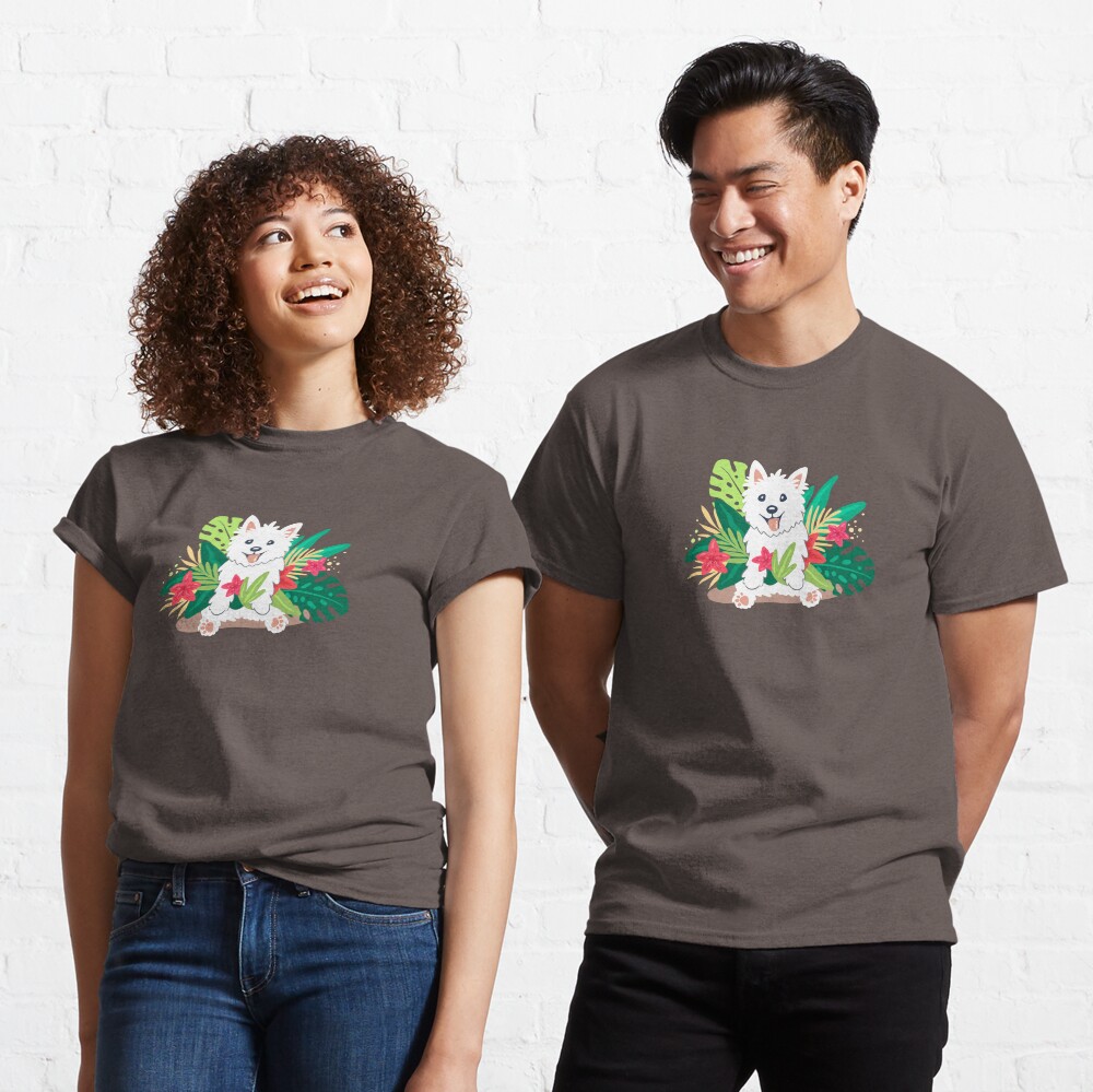 Westie dog Happy Spring Classic T-Shirt
