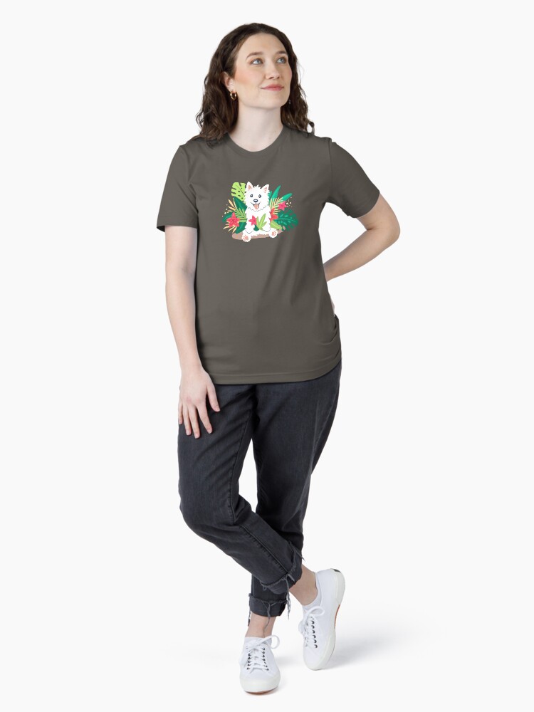 Thumbnail 4 of 7, Essential T-Shirt, Westie dog Happy Spring designed and sold by mirunasfia.