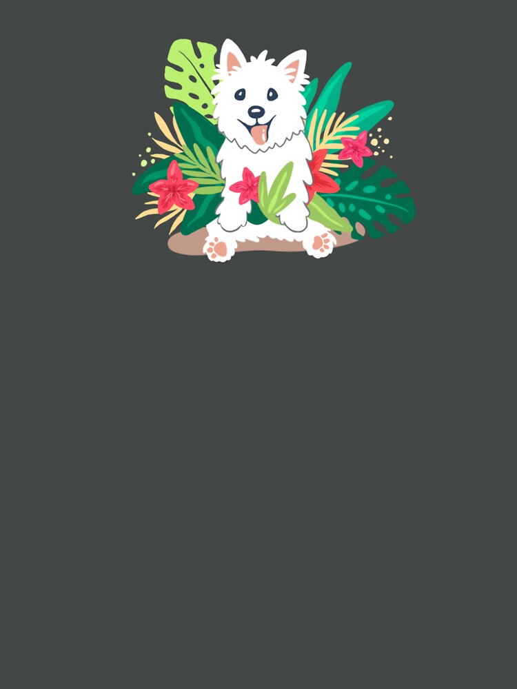 Thumbnail 6 of 6, Premium T-Shirt, Westie dog Happy Spring designed and sold by mirunasfia.