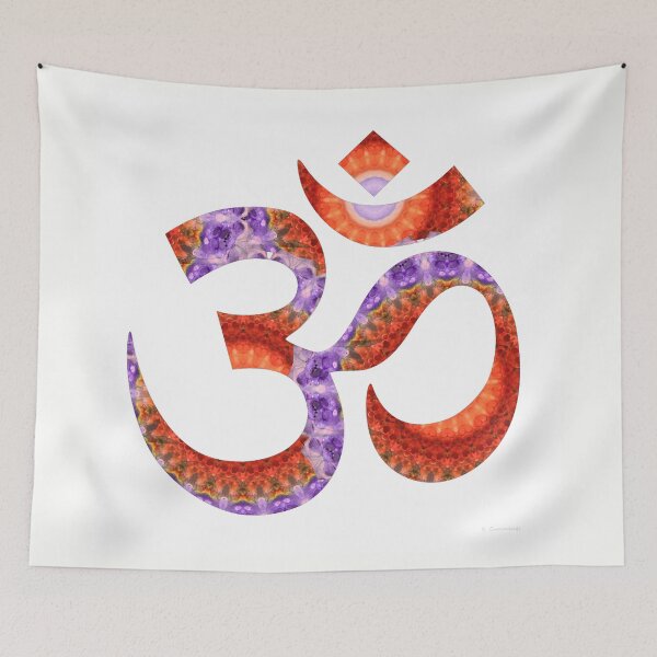 Item preview, Beautiful Red And Purple Om 6- Sharon Cummings designed and sold by Sharon Cummings Art.