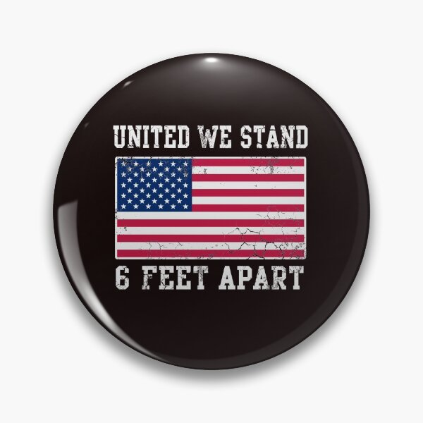 Item preview, United We Stand 6 Feet Apart  Covid 19 USA  Coronavirus designed and sold by frittata.