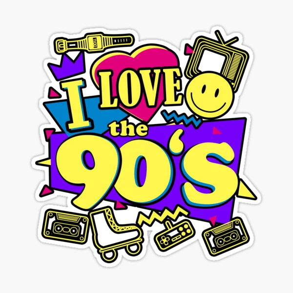 I Love The 90s Retro Nineties Pop Culture Throwback