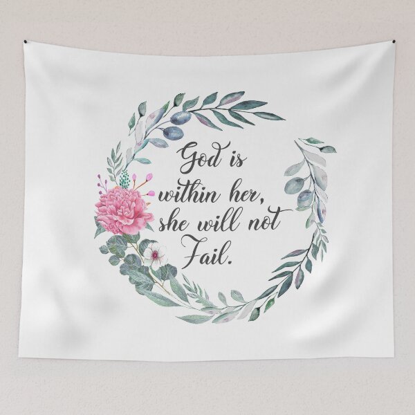 Item preview, God is within her, she will not fail designed and sold by latiendadearyam.