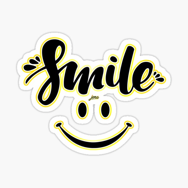 smile made by jena2908 Sticker