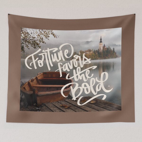 Item preview, Fortune Favors the Bold designed and sold by quilltreefox.