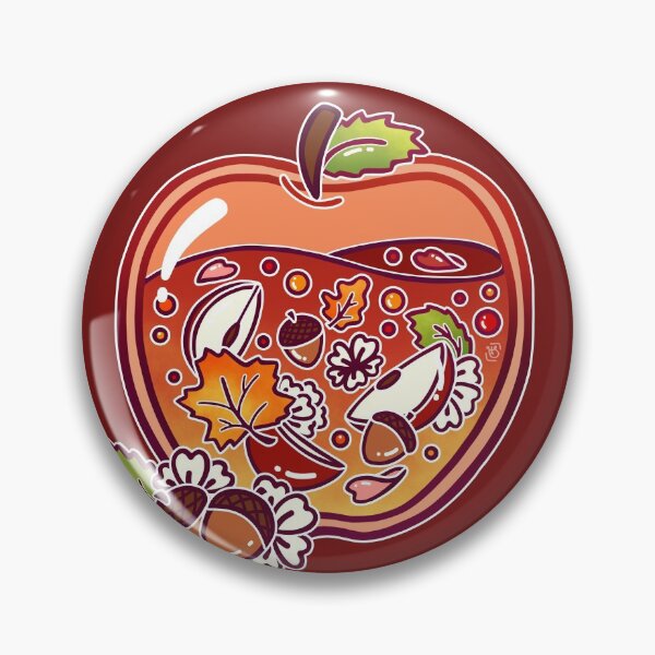 Item preview, Glass Autumn Apple designed and sold by heysoleilart.
