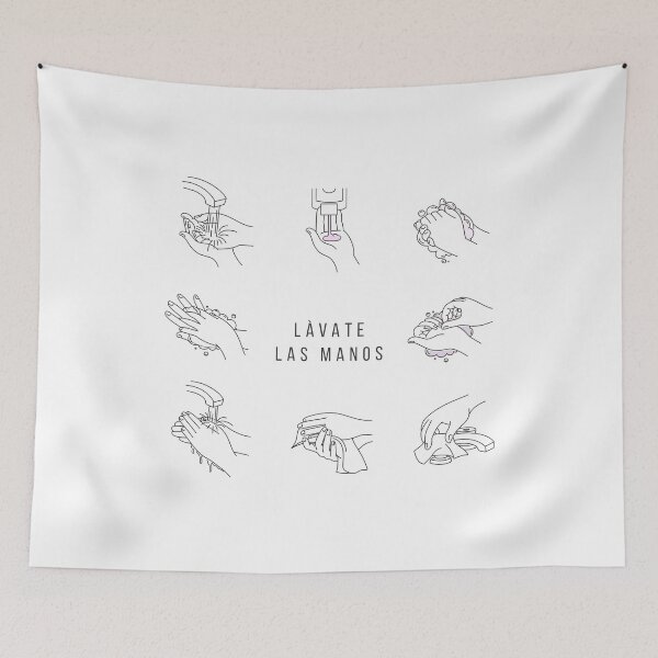Item preview, Lavate Los Manos  designed and sold by Britt Buzan.