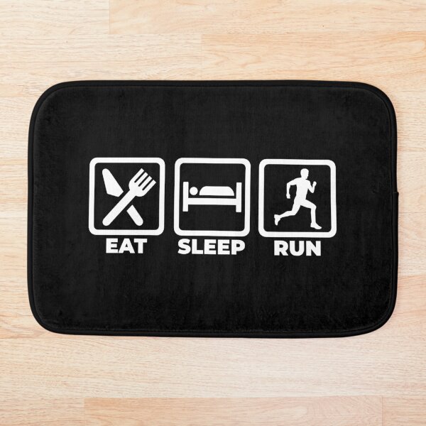 Aperçu de l'œuvre Eat Sleep Run créée et vendue par coolprint.