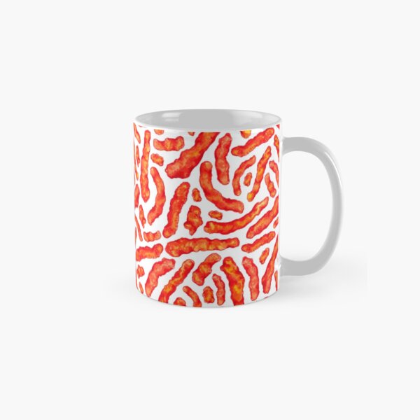 Vista previa del artículo con la obra «Patrón de hojaldre de queso caliente Flamin '- Blanco», diseñado y vendido por Kelly  Gilleran.