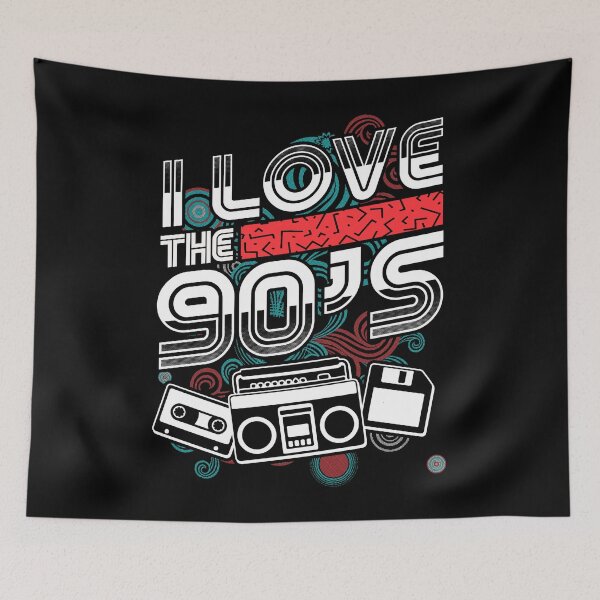 Item preview, I Love The 90s Retro Nineties Pop Culture Throwback designed and sold by zenspired.