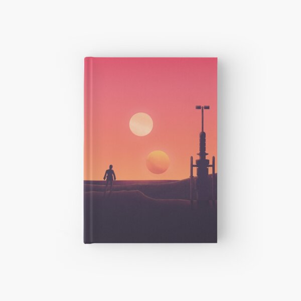Binary Sunset Hardcover Journal