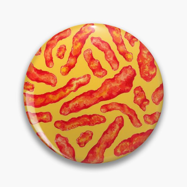Item preview, Flamin' Hot Cheese Puff Pattern - Yellow designed and sold by Kelly  Gilleran.