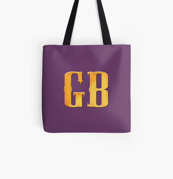 Gutterballs Monogram All Over Print Tote Bag