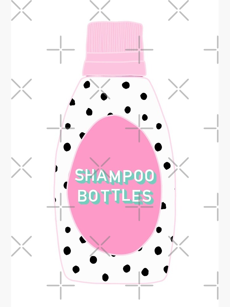 Peach Pit Shampoo Bottles Art Board Print By Apple Blossom Redbubble