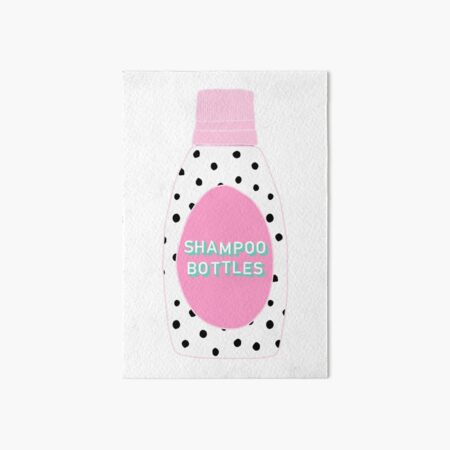 Peach Pit Shampoo Bottles Art Board Print By Apple Blossom Redbubble