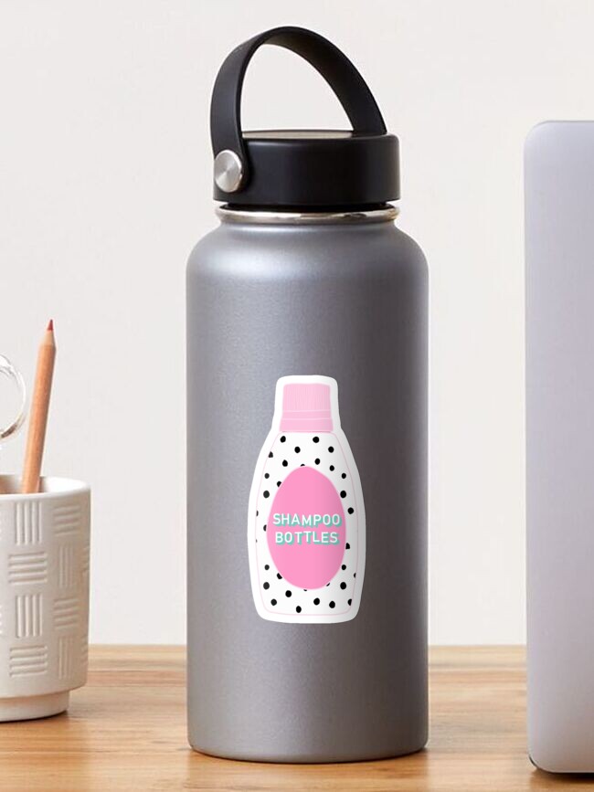 Peach Pit Shampoo Bottles Sticker By Apple Blossom Redbubble