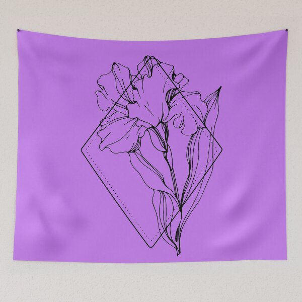 Item preview, February Birth Flower Iris designed and sold by Queen City  Craftworks.