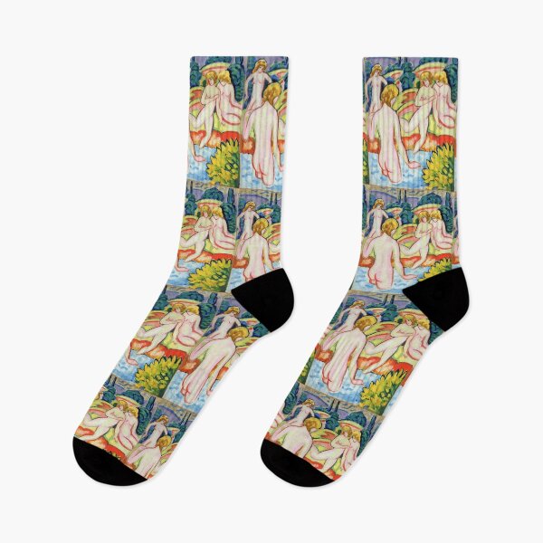 Item preview, Bathers with Trees of Life by August Macke designed and sold by digitalvintage.