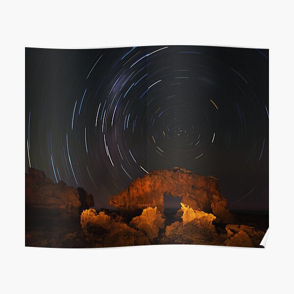 Bridgewater Bay Startrails Poster