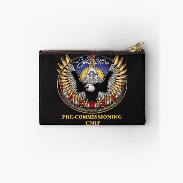 Item preview, SSN-785 USS Pre-commissioning Unit Crest for Dark Colors designed and sold by Nikki SpaceStuffPlus.