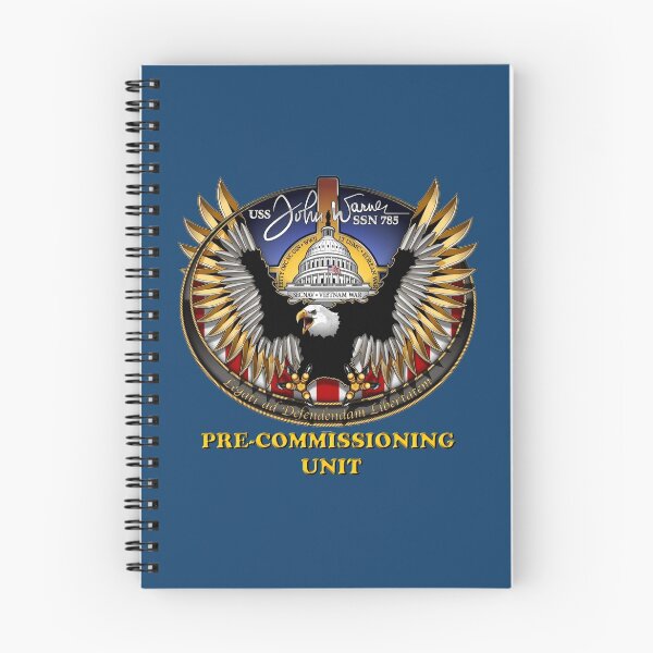 Item preview, SSN-785 USS Pre-commissioning Unit Crest for Dark Colors designed and sold by Nikki SpaceStuffPlus.
