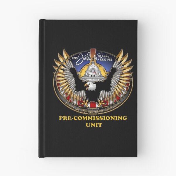Item preview, SSN-785 USS Pre-commissioning Unit Crest for Dark Colors designed and sold by Nikki SpaceStuffPlus.