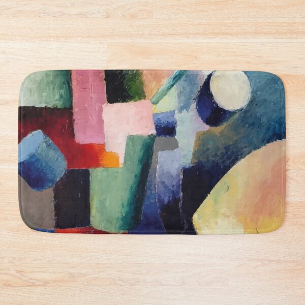 Item preview, Colored Composition of Forms by August Macke designed and sold by digitalvintage.