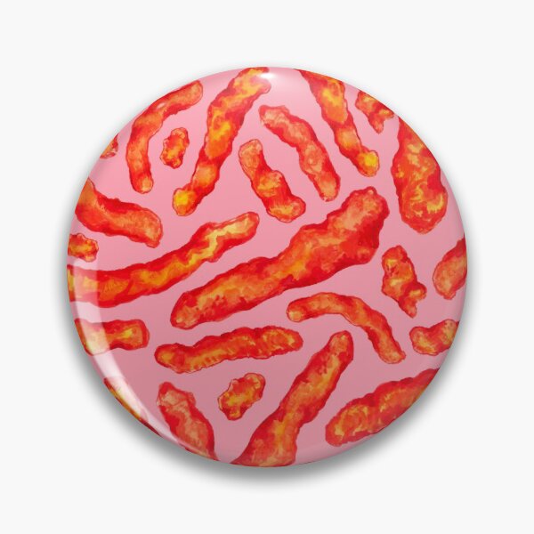 Item preview, Flamin' Hot Cheese Puff Pattern - Pink designed and sold by Kelly  Gilleran.