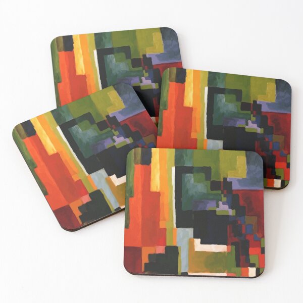 Item preview, 1913 Coloured Forms II by August Macke designed and sold by digitalvintage.