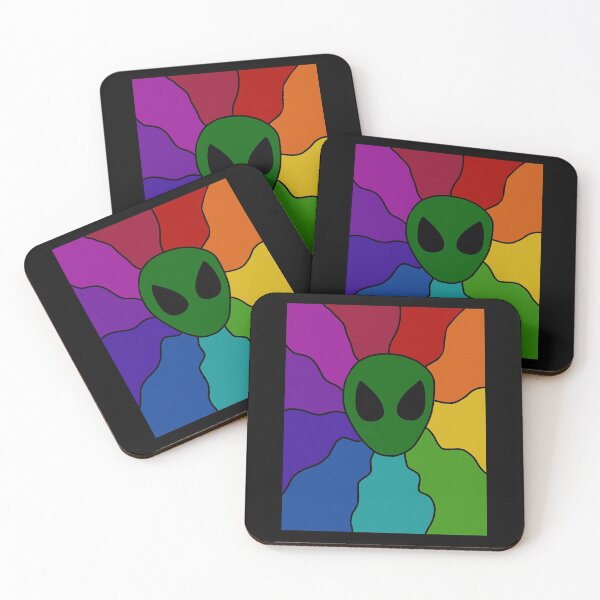 Item preview,  Rainbow Alien designed and sold by Trippy Jane Art.