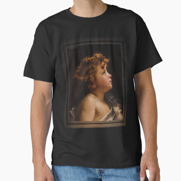Item preview, Young John The Baptist by William-Adolphe Bouguereau Old Masters Classical Fine Art Reproduction designed and sold by Xzendor7 Digital Art Creations.