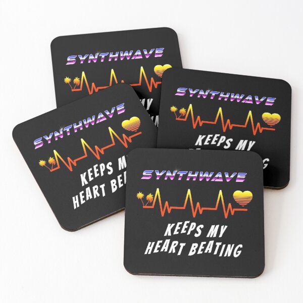 Item preview, Synthwave keeps my heart beating designed and sold by Gaia Dream Creation.