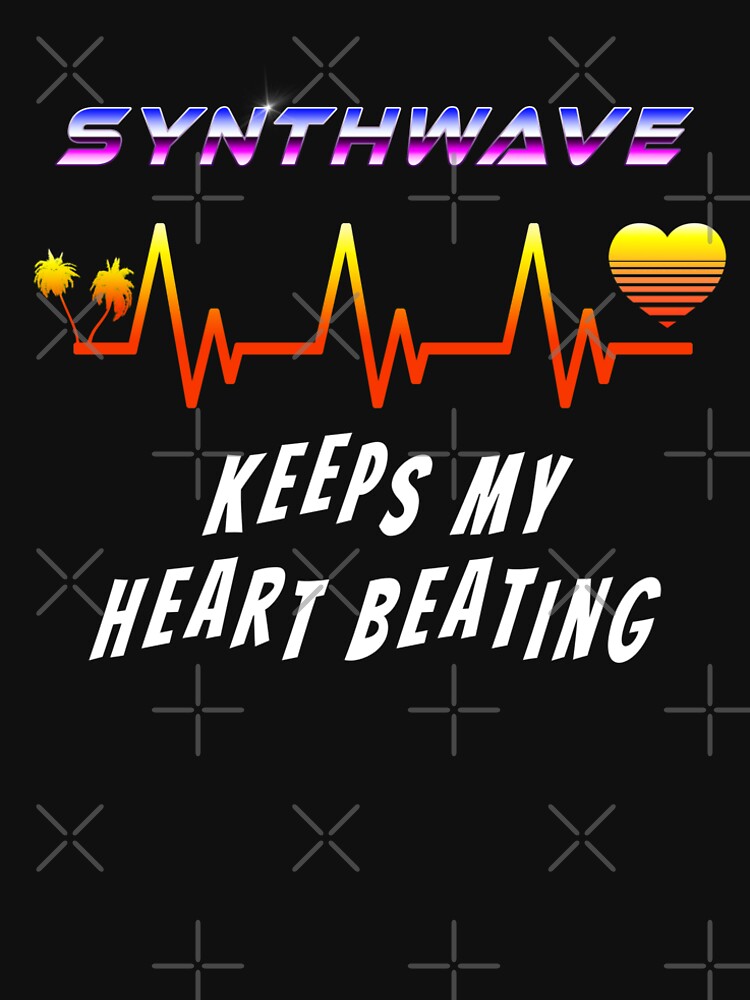 Synthwave keeps my heart beating by GaiaDC