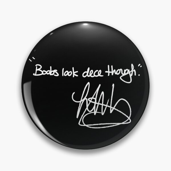 Item preview, Boobs Look Dece Though (White Text) designed and sold by colormemichelle.