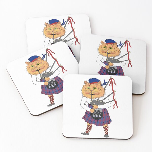 Item preview, Funny Scottish Cat Louis Wain designed and sold by karwilberevivalcollection.