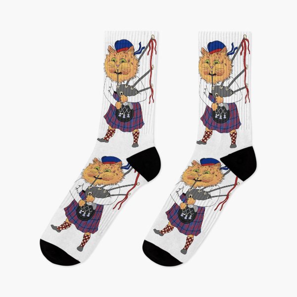 Item preview, Funny Scottish Cat Louis Wain designed and sold by karwilberevivalcollection.