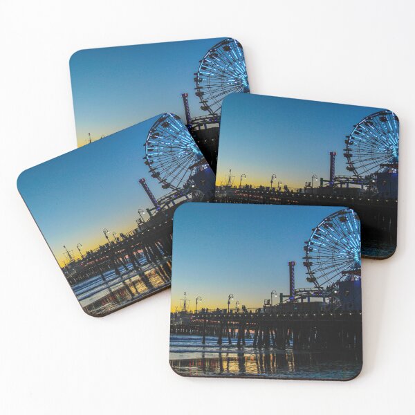 Item preview, "Santa Monica Beach at Dusk" Image Design By Rich AMeN Gill designed and sold by RichAMeNGill.