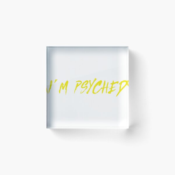 Item preview, i,m psyched yellow designed and sold by pedroluiz.