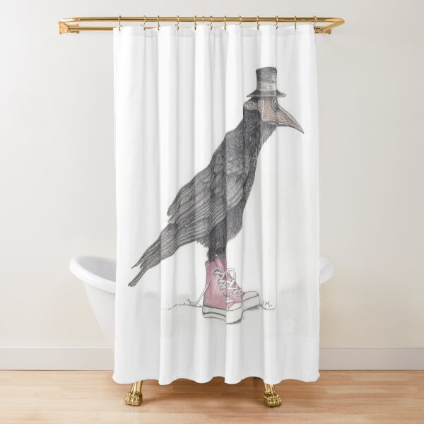Item preview, Plague bird in pink high tops designed and sold by JimsBirds.