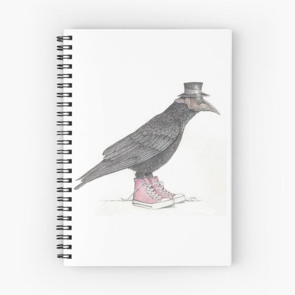 Item preview, Plague bird in pink high tops designed and sold by JimsBirds.