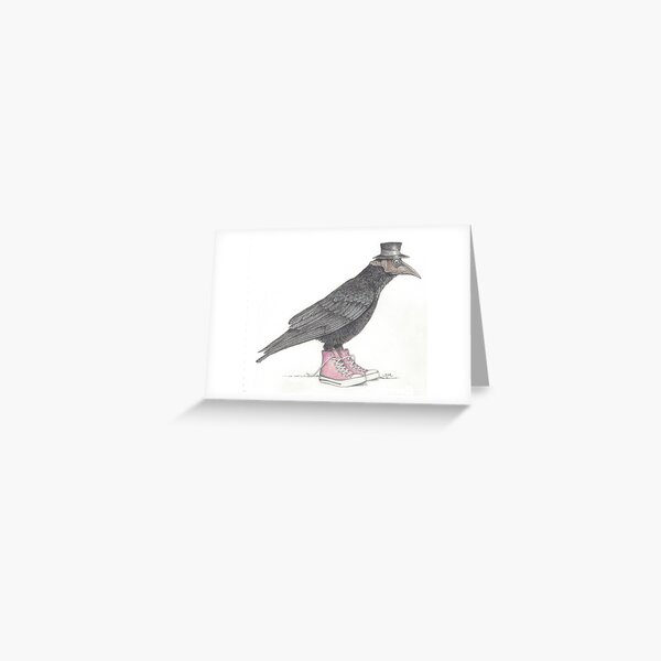 Item preview, Plague bird in pink high tops designed and sold by JimsBirds.
