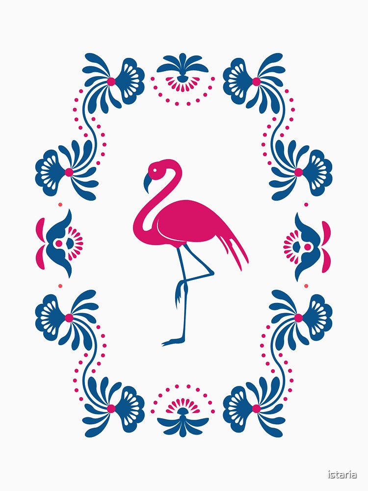 Folk Flamingo by istaria