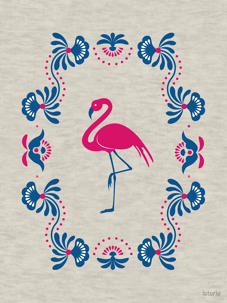 Folk Flamingo by istaria